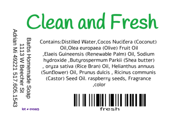 Clean And Fresh Bar Soap - Image 3